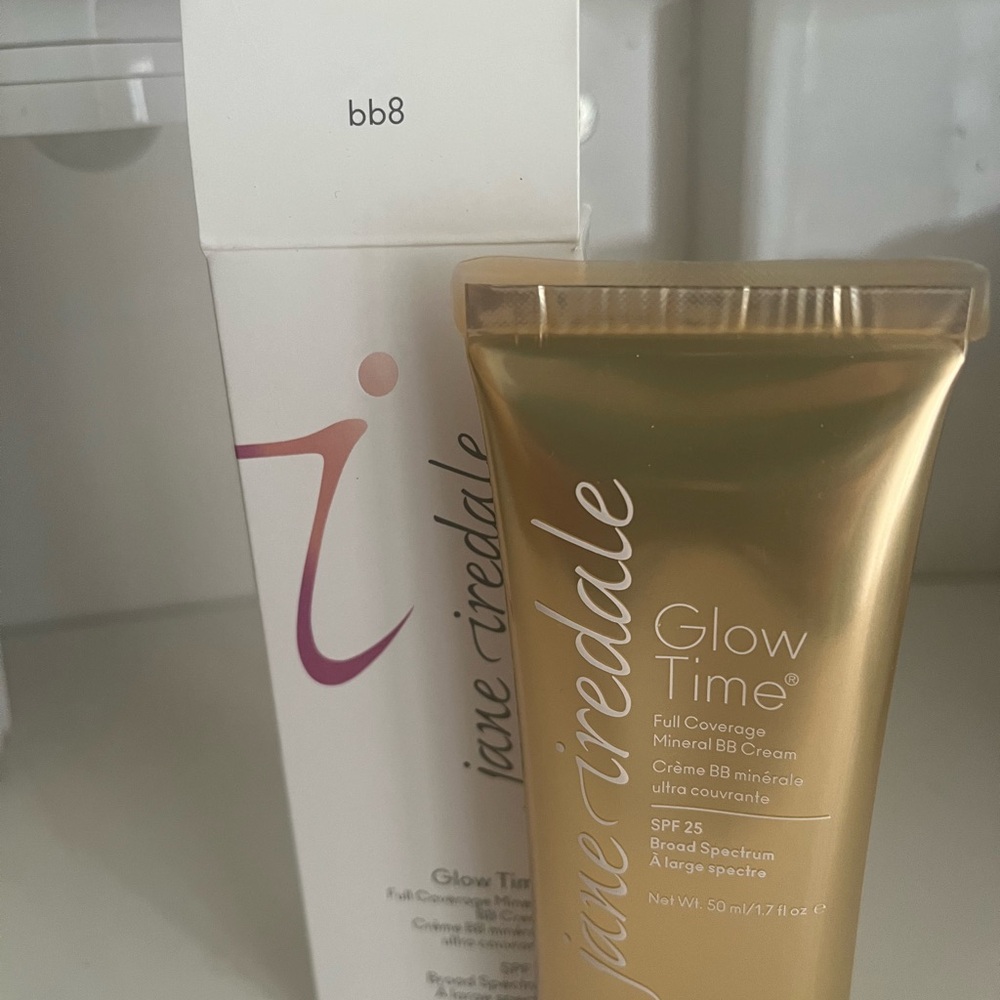 Jane Iredale Glow Time BB mineral cream.